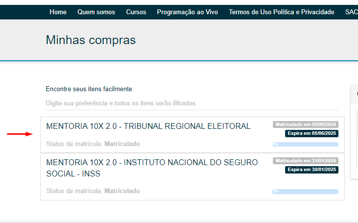 Primeiro Acesso Faq Sou Concurseiro E Vou Passar